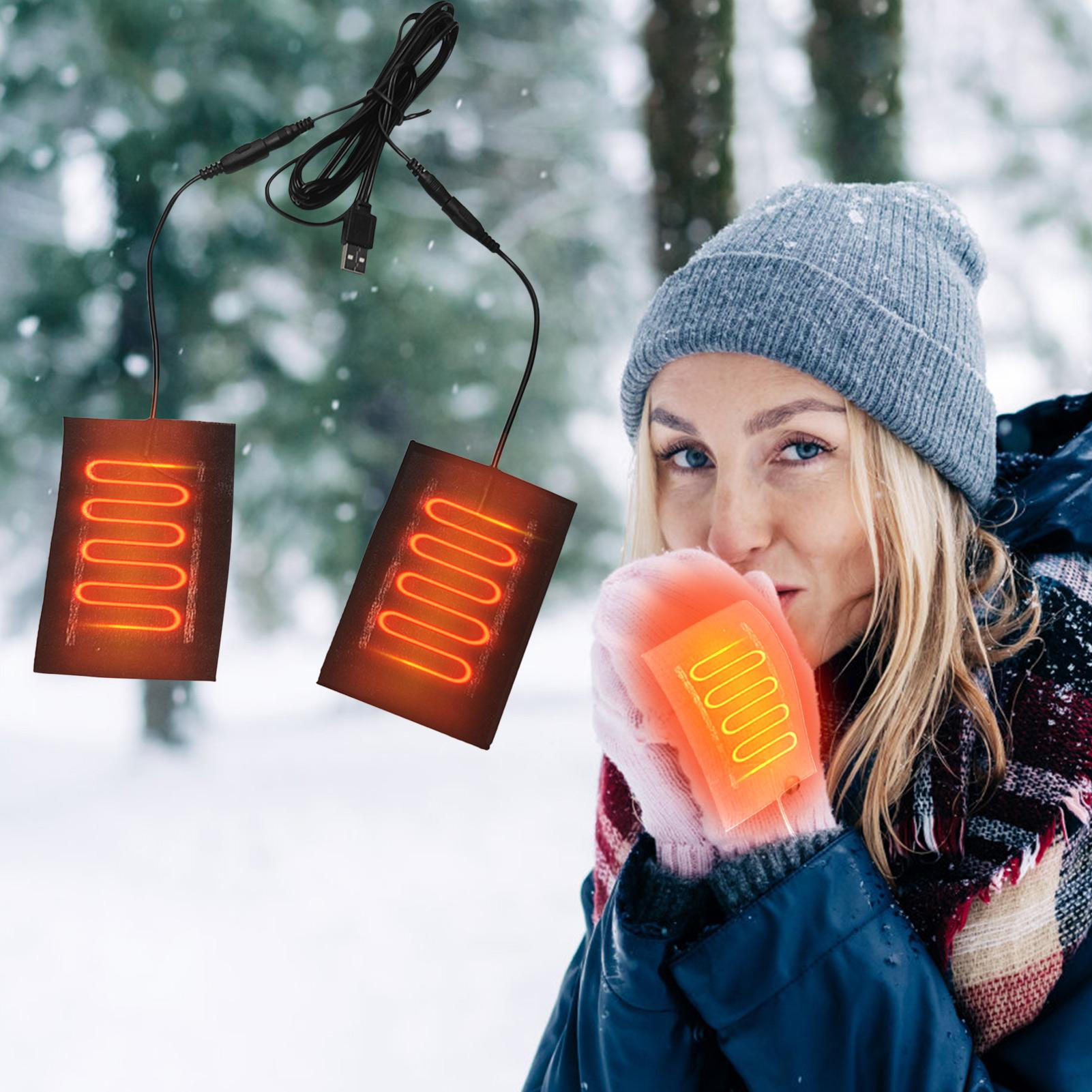 ถุงมือแผ่นทำความร้อน 5V แผ่นทำ - Heated Gloves Electric บทวิจารณ์และราคา