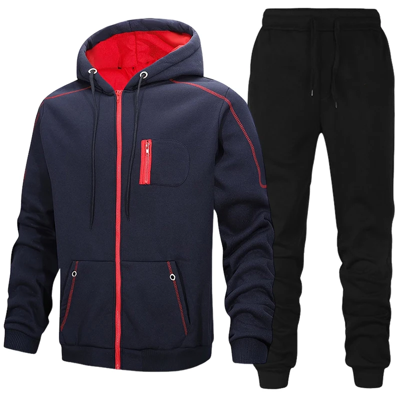 ชุดวอร์มแฟชั่นผู้ชาย เสื้อฮู้ด - Winter Clothing Pk บทวิจารณ์และราคา