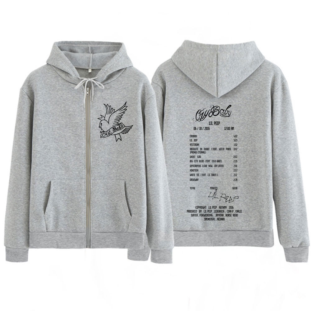 เสื้อฮู้ดซิปกราฟิกอัลบั้ม Cry  - Winter Clothing Pk บทวิจารณ์และราคา