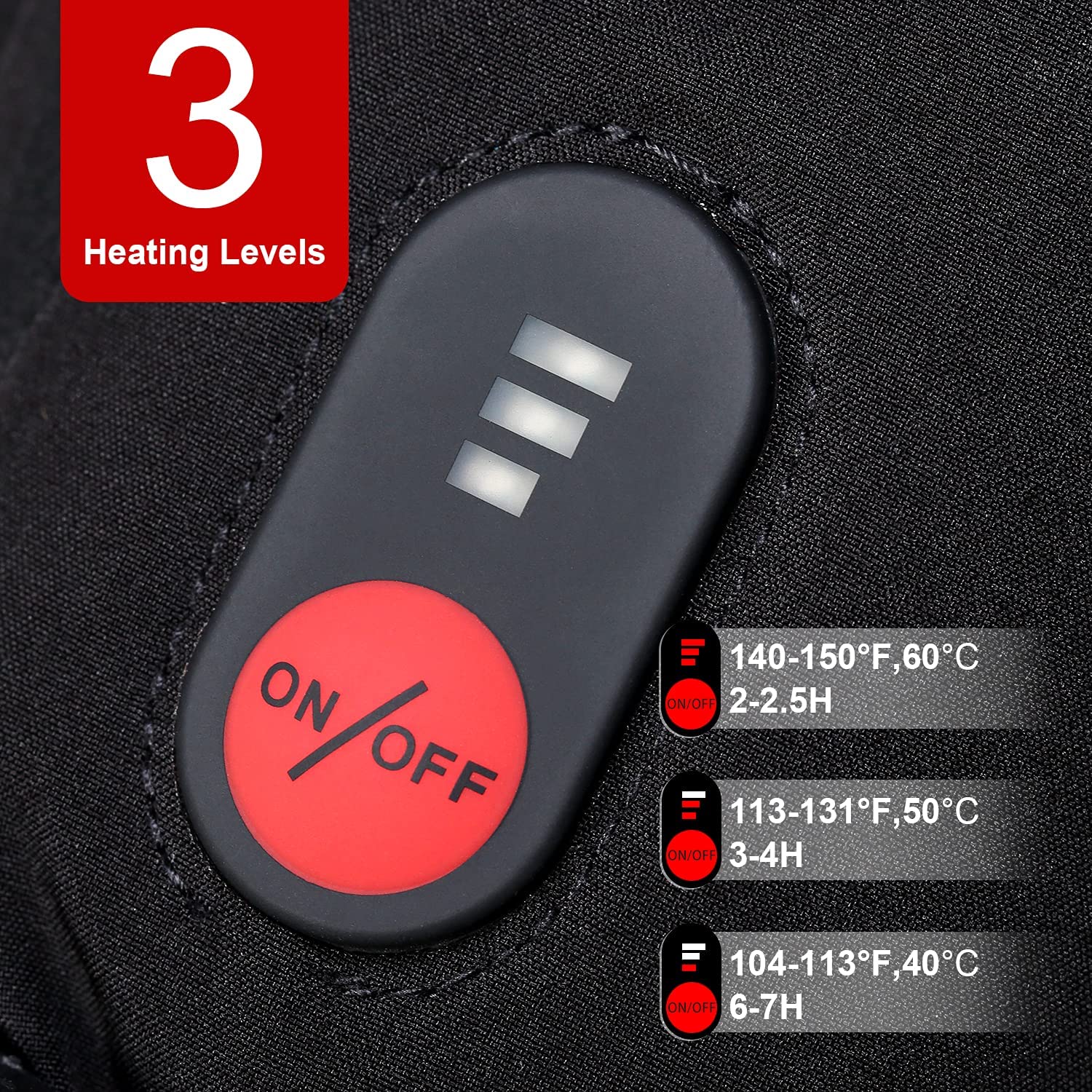ถุงมือให้ความอบอุ่นในฤดูหนาวถุ - Heated Gloves Electric บทวิจารณ์และราคา